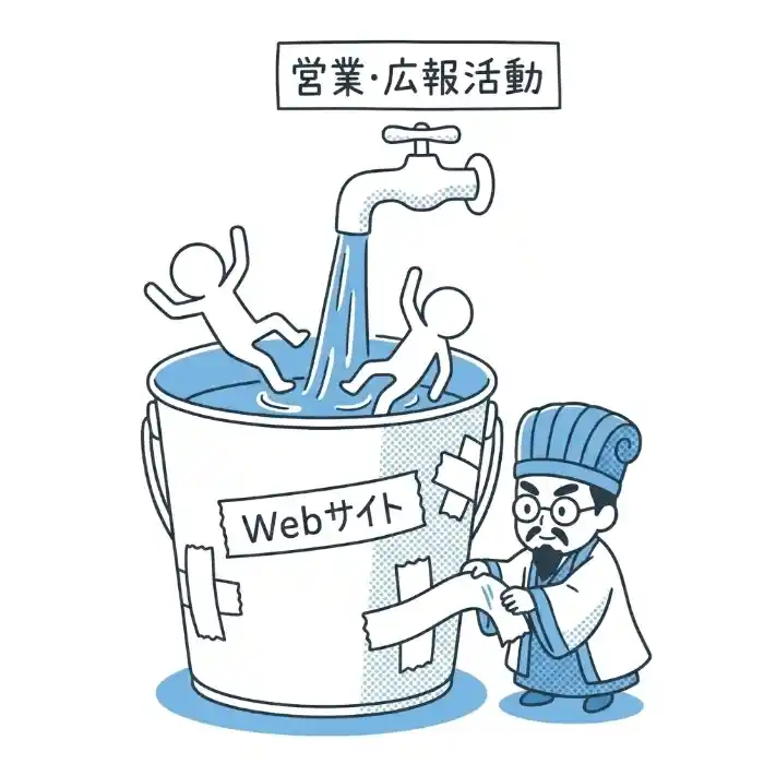 ウェブの十徳軍師が穴を補修して機会損失を低減!
